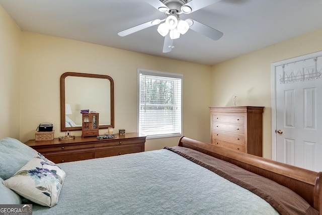 2926 Westbury Dr, Decatur, GA 30033 - bedroom with a ceiling fan