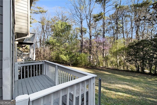 1472 Hartman Dr SW, Lilburn, GA 30047 - deck with a lawn
