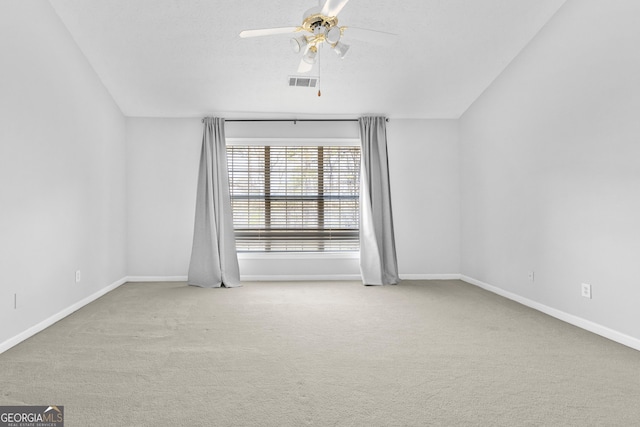1484 Highland Bluff Ct, Suwanee, GA 30024 - carpeted empty room with baseboards, visible vents, and a ceiling fan