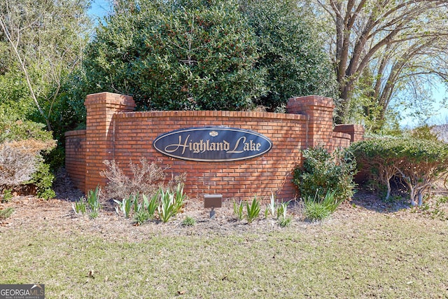 1484 Highland Bluff Ct, Suwanee, GA 30024 - view of community sign