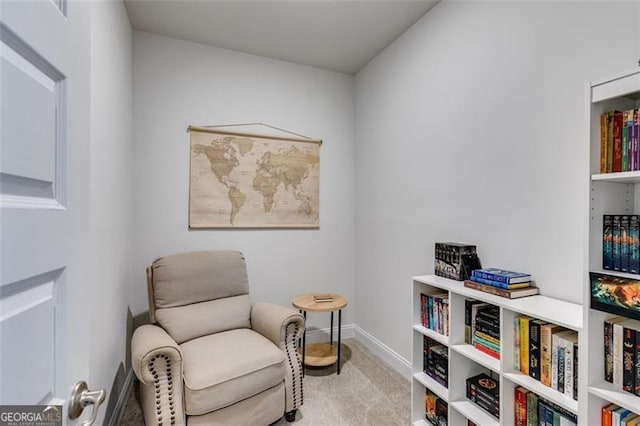 197 Saddleridge Dr, Bremen, GA 30110 - living area featuring carpet and baseboards