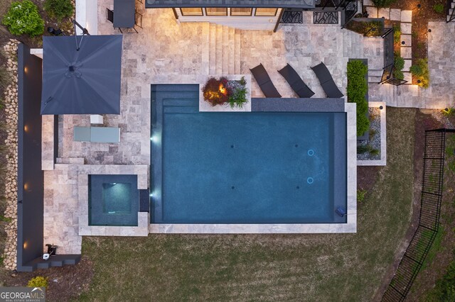 aerial view