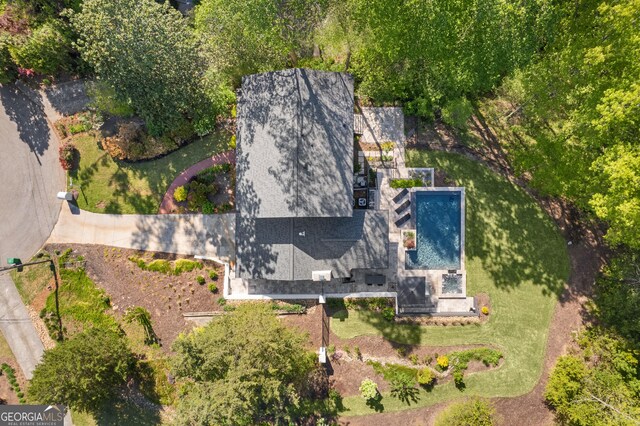 drone / aerial view