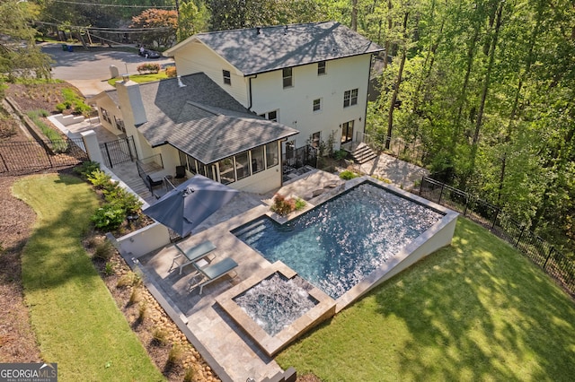 2672 Langland Ct NE, Atlanta, GA 30345 - aerial view of property and surrounding area