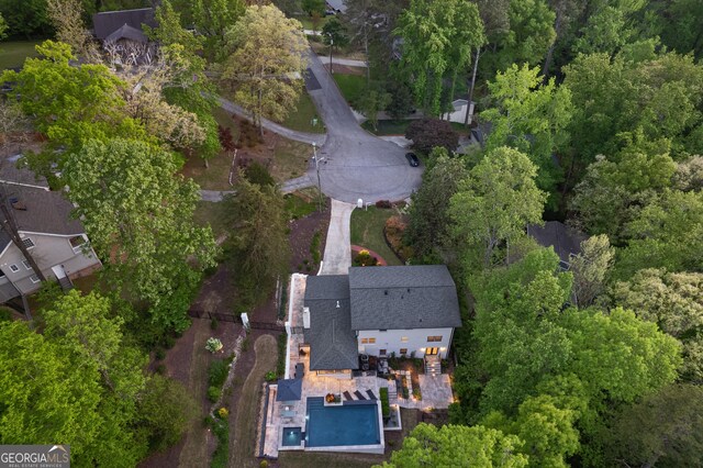 drone / aerial view