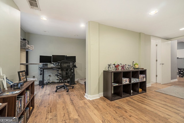 3501 Roswell Rd NE Unit 211, Atlanta, GA 30305 - office with wood finished floors, recessed lighting, and baseboards