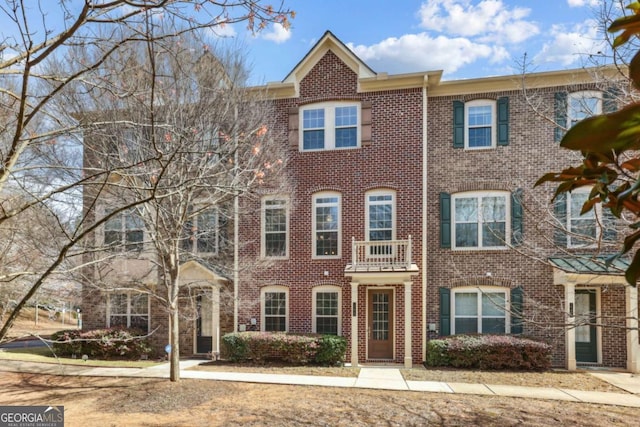 multi unit property with brick siding