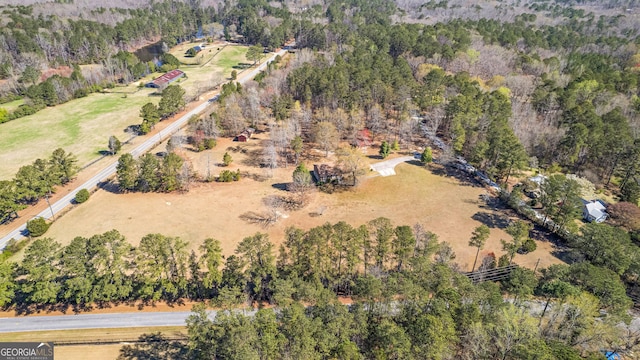 9095 Cedar Grove Rd, Fairburn, GA 30213 - drone / aerial view with a view of trees