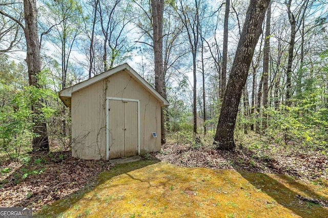 195 Creekside Way, Mcdonough, GA 30252 - view of shed