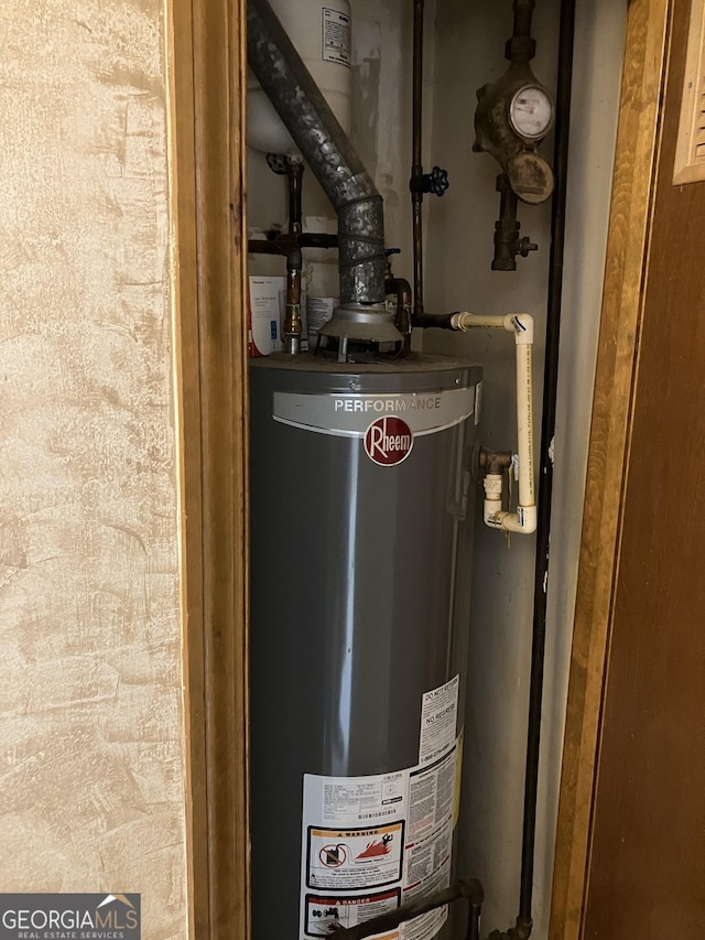 utilities featuring water heater