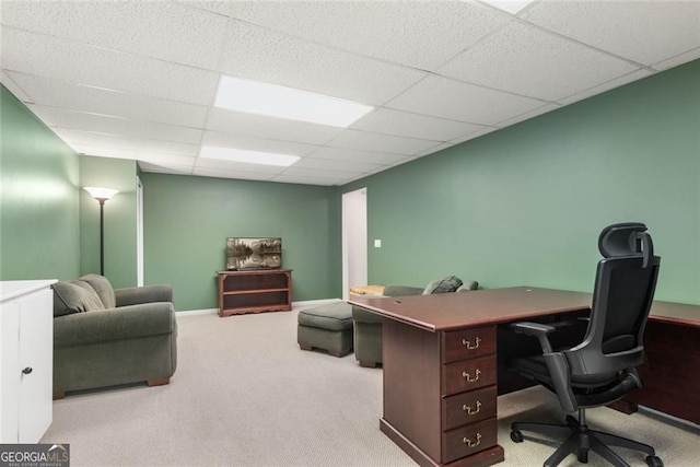 2731 Old Coach Rd, Duluth, GA 30096 - carpeted office featuring a paneled ceiling