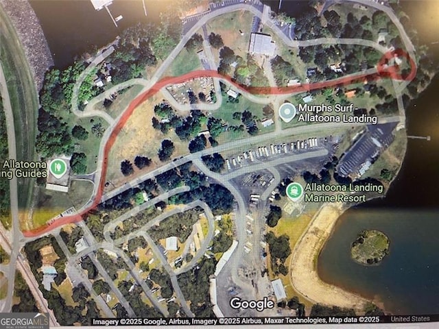 aerial overview of property's location