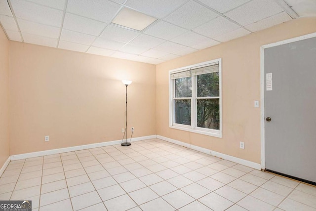 4236 Providence Ln, Tucker, GA 30084 - spare room featuring a drop ceiling and baseboards