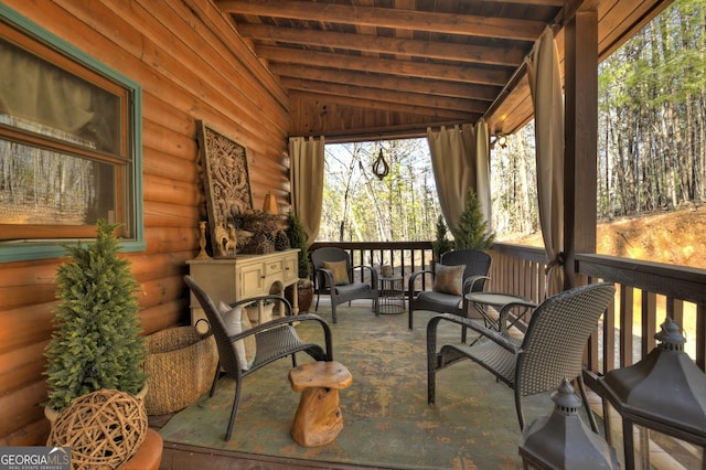 54 Channing Holw, Morganton, GA 30560 - view of patio