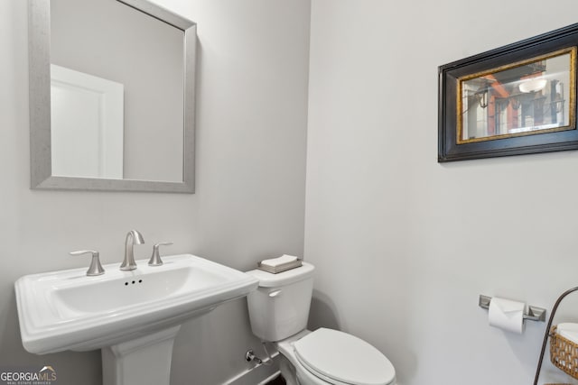 5726 Taylor Way, Sandy Springs, GA 30342 - bathroom featuring a sink and toilet
