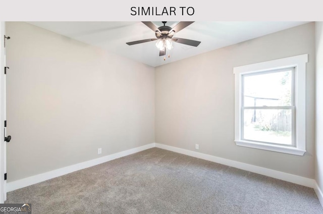 107 Tilden Way, Perry, GA 31069 - carpeted empty room featuring baseboards and a ceiling fan