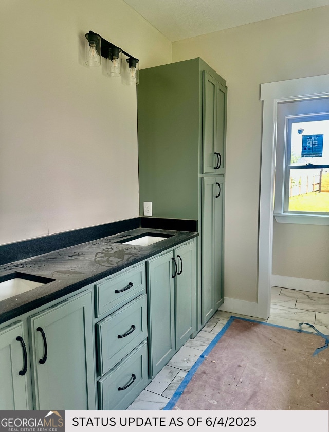 107 Tilden Way, Perry, GA 31069 - bathroom featuring marble finish floors and double vanity
