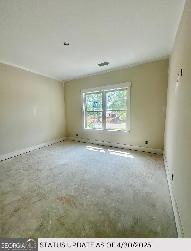 107 Tilden Way, Perry, GA 31069 - spare room with crown molding and baseboards