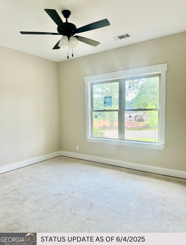 107 Tilden Way, Perry, GA 31069 - empty room featuring baseboards and ceiling fan
