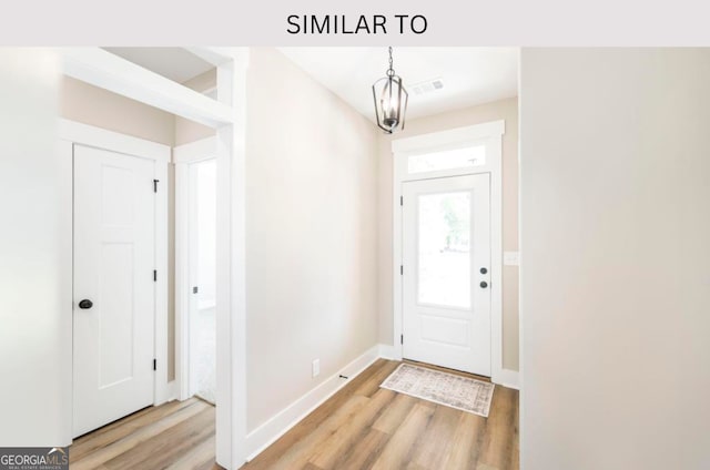 107 Tilden Way, Perry, GA 31069 - foyer featuring light wood-style flooring and baseboards