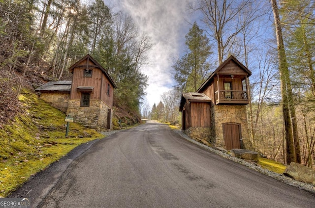 view of road
