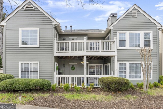 exterior space with central AC and stairs