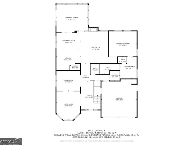 2445 Ridgelake Dr, Villa Rica, GA 30180 - view of property floor plan