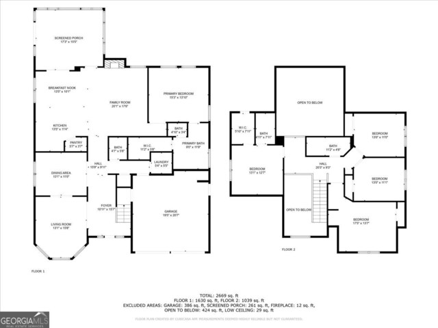 2445 Ridgelake Dr, Villa Rica, GA 30180 - view of property floor plan