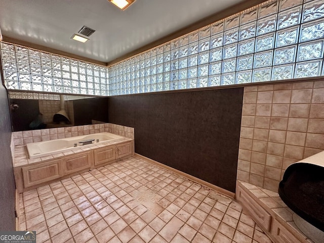 608 Pine Point Ct, Valdosta, GA 31602 - full bathroom featuring visible vents and a garden tub