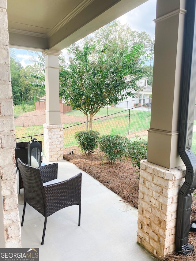 5745 Pickens Garden Ln, Powder Springs, GA 30127 - view of patio