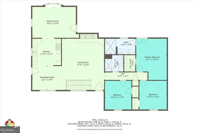2285 Bascomb Carmel Rd, Woodstock, GA 30189 - view of home floor plan