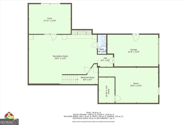 2285 Bascomb Carmel Rd, Woodstock, GA 30189 - view of floor plan / room layout