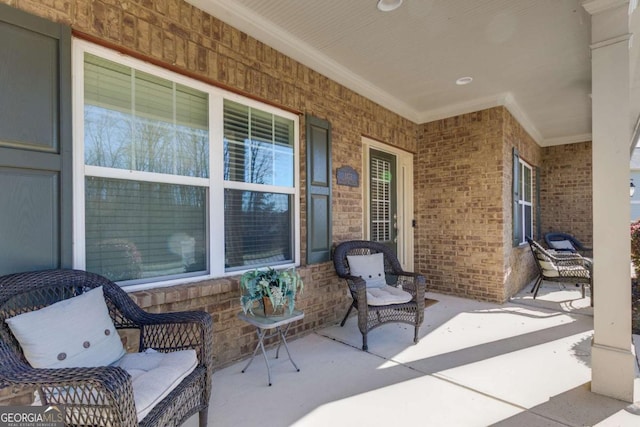 3475 Summerlin Pkwy, Lithia Springs, GA 30122 - view of patio / terrace with a porch