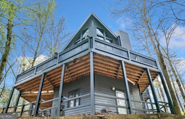 27 Alpine Dr Unit 3625, Ellijay, GA 30540 - view of property exterior with a deck