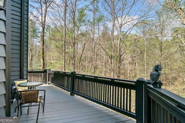 27 Alpine Dr Unit 3625, Ellijay, GA 30540 - deck featuring a wooded view