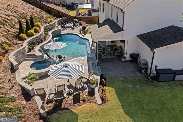 drone / aerial view