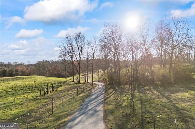 1759 Moccasin Gap Rd, Lula, GA 30554 - view of road with a rural view and a view of trees