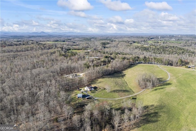 1759 Moccasin Gap Rd, Lula, GA 30554 - view of property location featuring a heavily wooded area