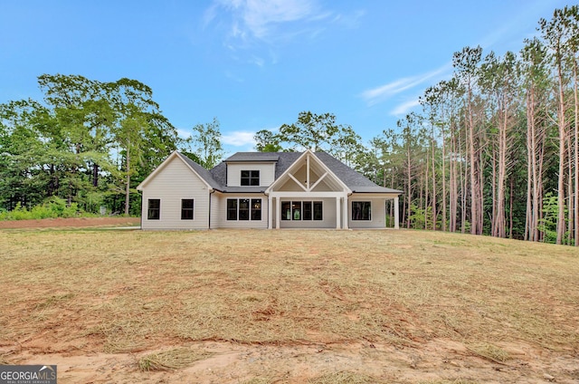898 Bowdon Junction Rd, Carrollton, GA 30117 - view of front of home with a front yard