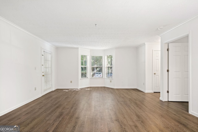 112 Bentley Pl, Tucker, GA 30084 - interior space featuring ornamental molding, dark wood-type flooring, and baseboards