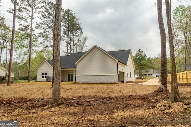 502 Camp Lake Rd, Monroe, GA 30655 - view of side of property with cooling unit