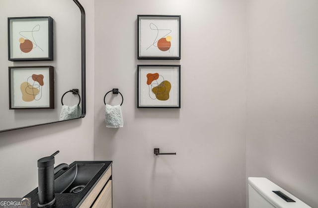 3069 Thrasher Cir, Decatur, GA 30032 - half bath with vanity and toilet
