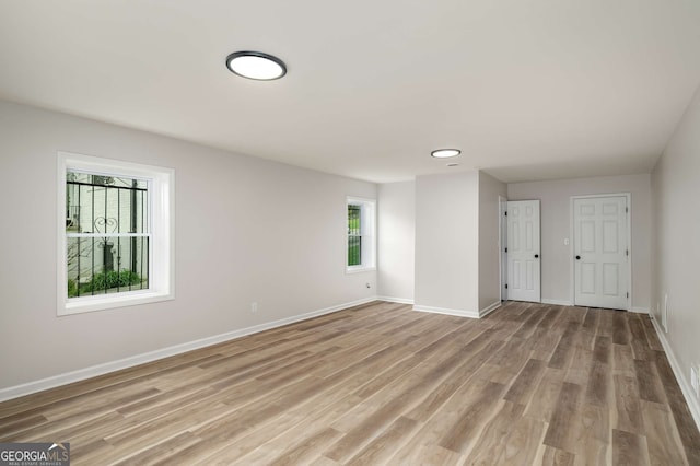 3069 Thrasher Cir, Decatur, GA 30032 - spare room with light wood-style flooring and baseboards