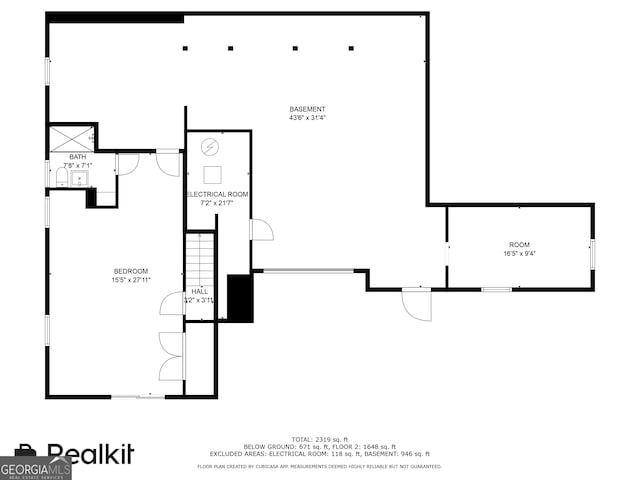 3069 Thrasher Cir, Decatur, GA 30032 - view of floor plan / room layout