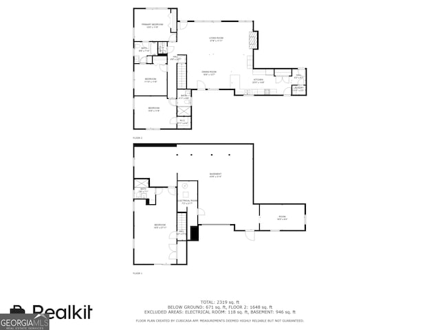 3069 Thrasher Cir, Decatur, GA 30032 - view of floor plan / room layout