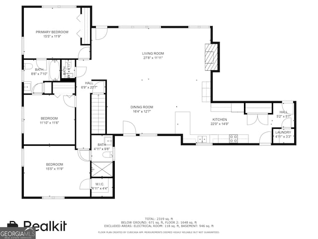 3069 Thrasher Cir, Decatur, GA 30032 - view of home floor plan