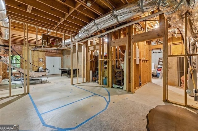 5055 Hamptons Club Dr, Alpharetta, GA 30004 - view of unfinished below grade area