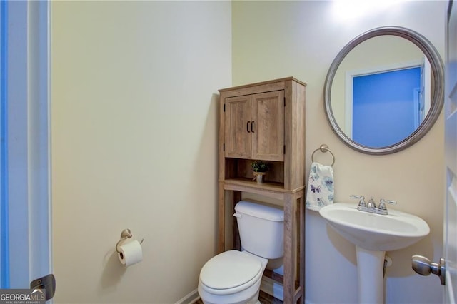 190 Crown Pointe Dr, Dawsonville, GA 30534 - bathroom featuring toilet