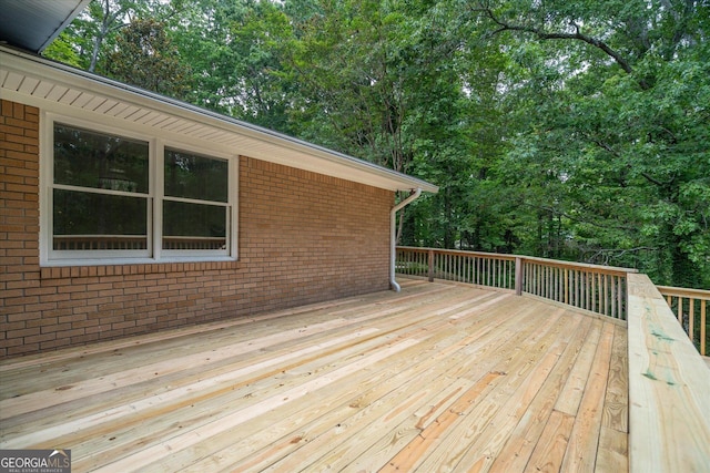 view of deck