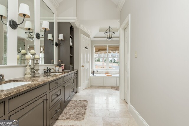275 Tynebrae Pl, Roswell, GA 30075 - full bath featuring a bath and a stall shower